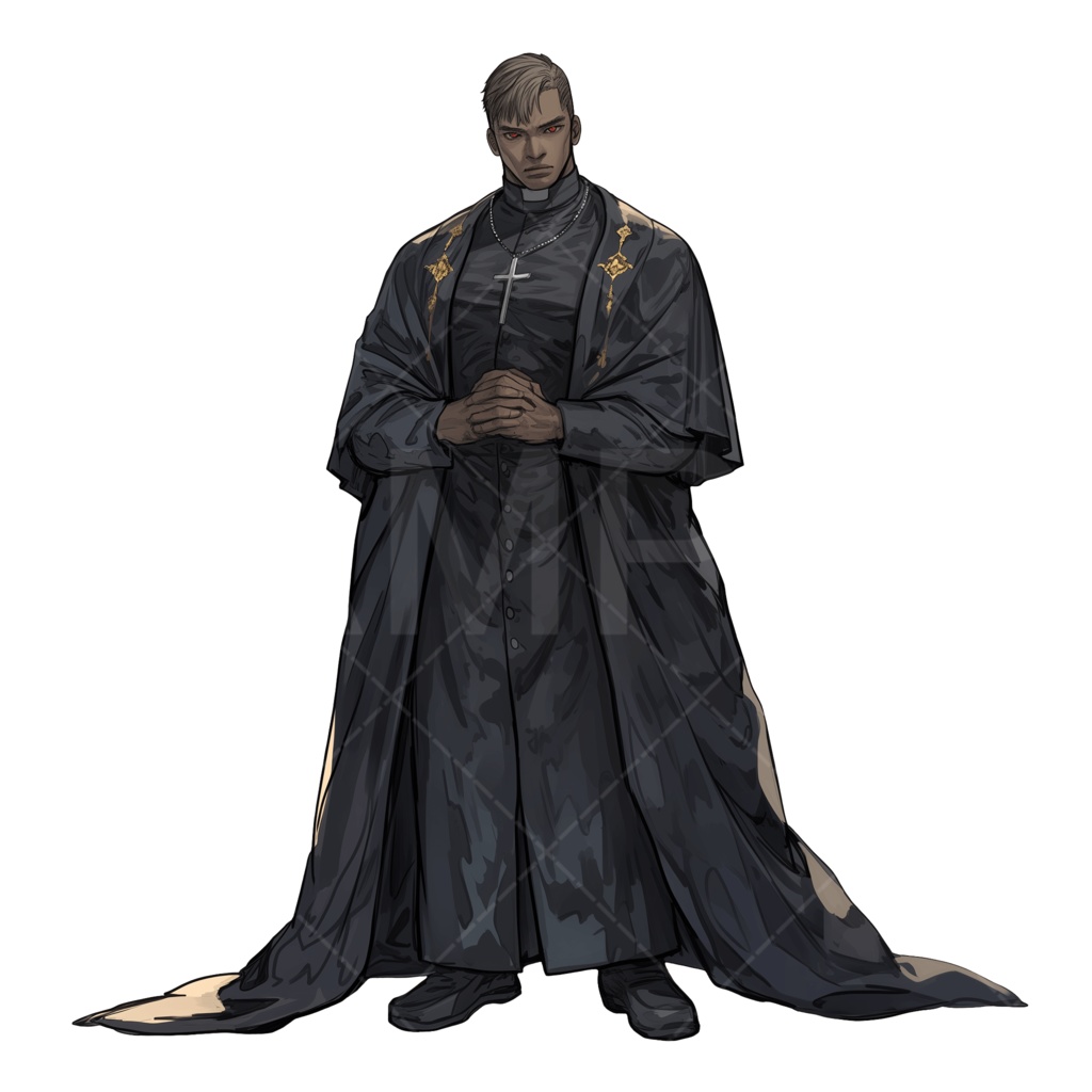 【画像素材】クトゥルフ神話（神話生物：ナイ神父）［076］