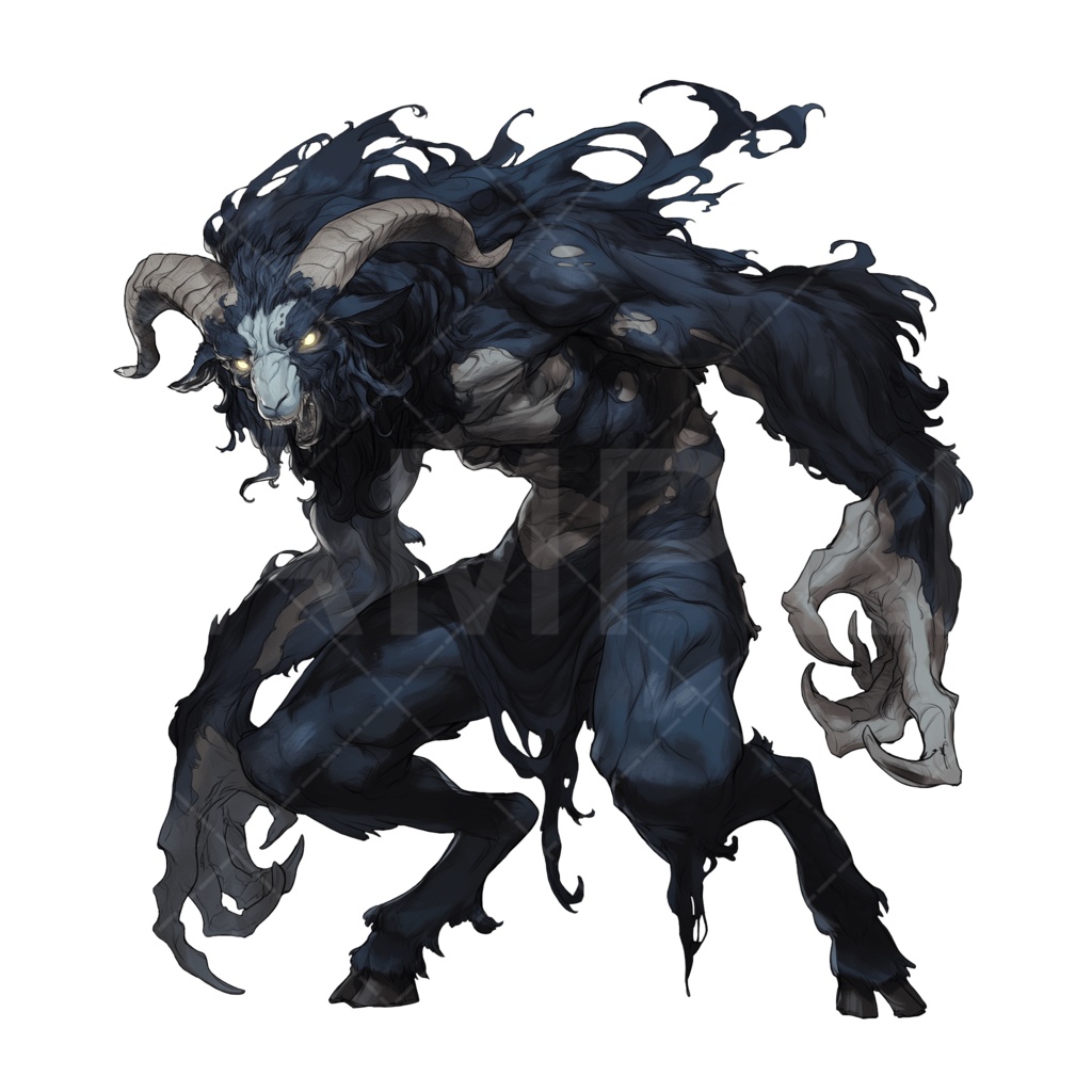 【画像素材】クトゥルフ神話（神話生物：シュブ＝ニグラスの従者）［078］