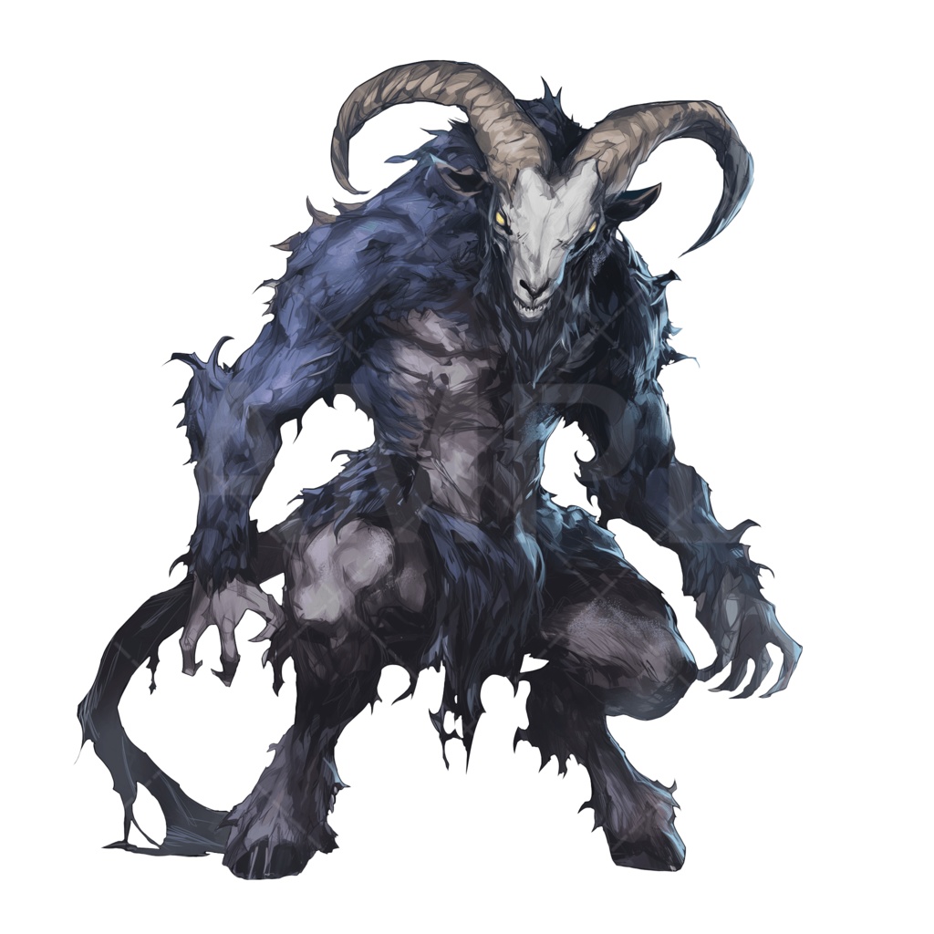 【画像素材】クトゥルフ神話（神話生物：シュブ＝ニグラスの従者）［079］