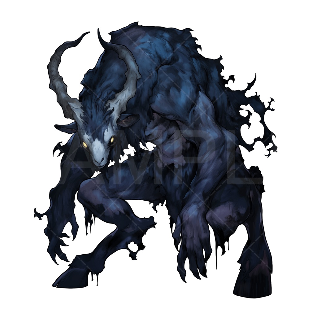 【画像素材】クトゥルフ神話（神話生物：シュブ＝ニグラスの従者）［080］