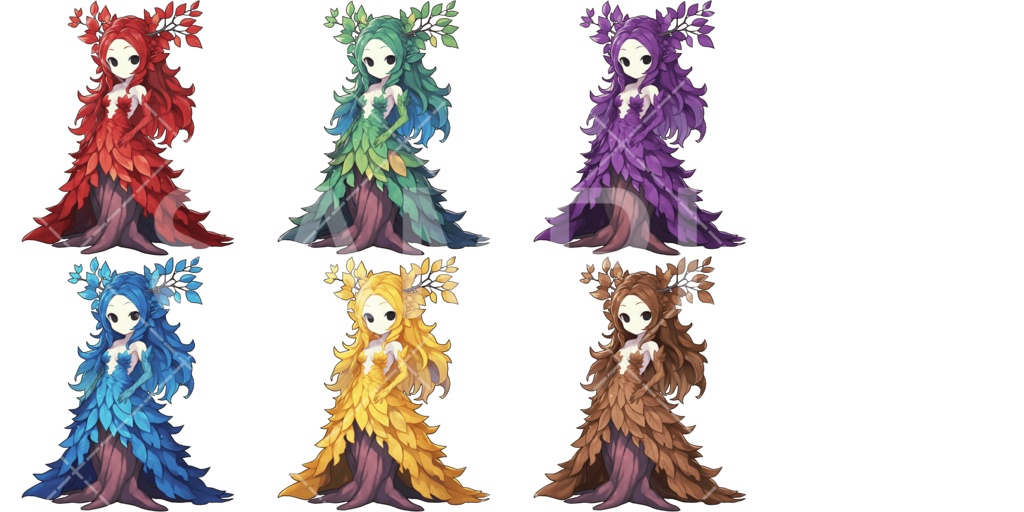 【画像素材】かわいいモンスター素材［034］