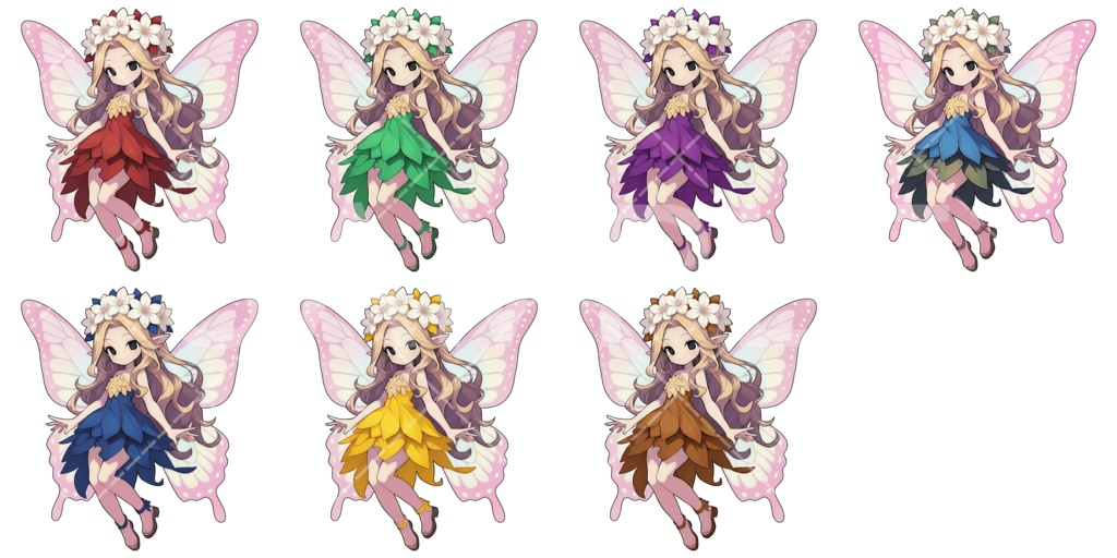 【画像素材】かわいいモンスター素材［037］