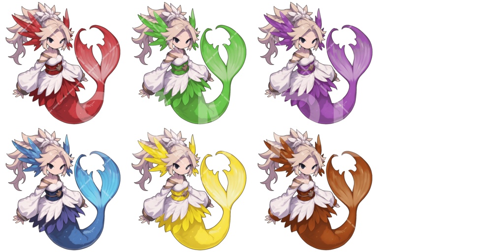 【画像素材】かわいいモンスター素材［038］