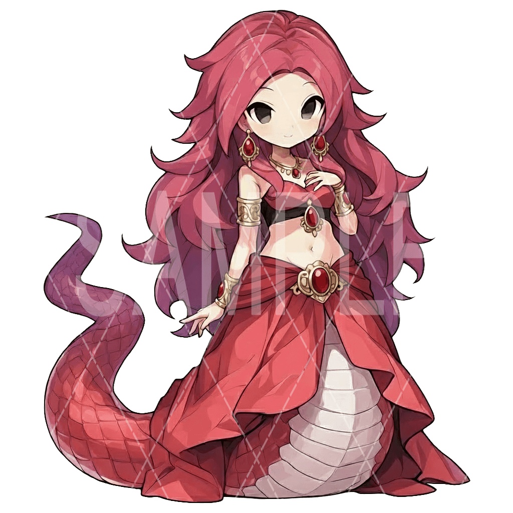 【画像素材】かわいいモンスター素材［039］