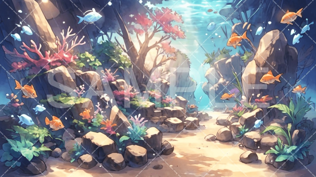 【背景素材】海・海辺3種［086］