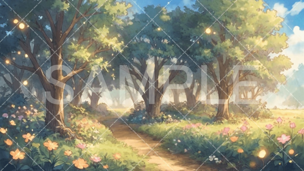 【背景素材】森3種［168］