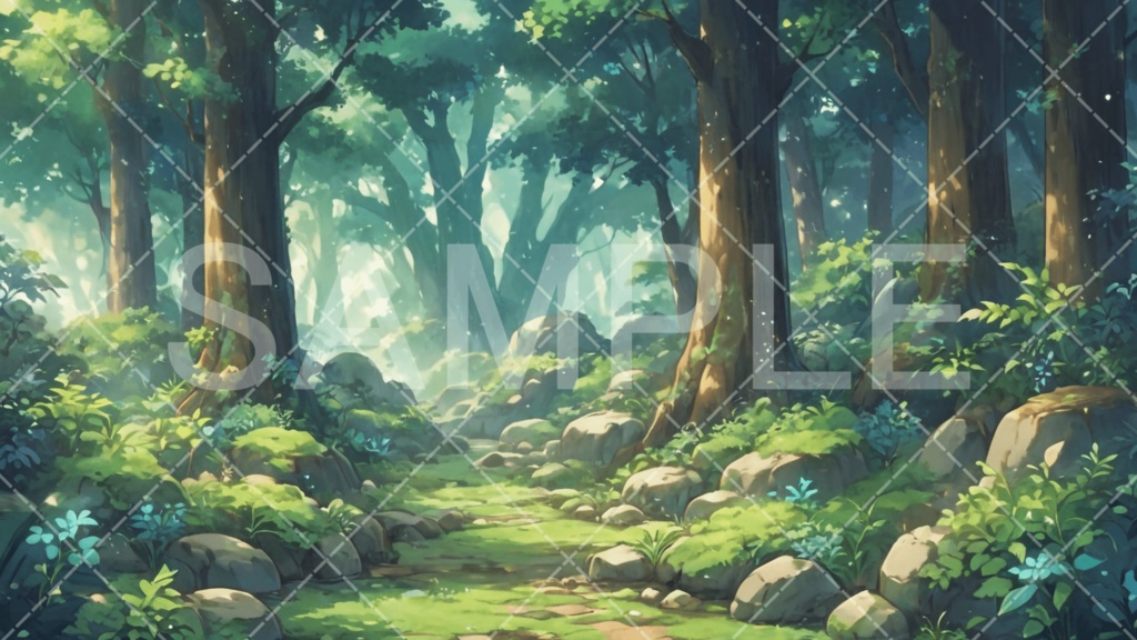 【背景素材】森3種［169］