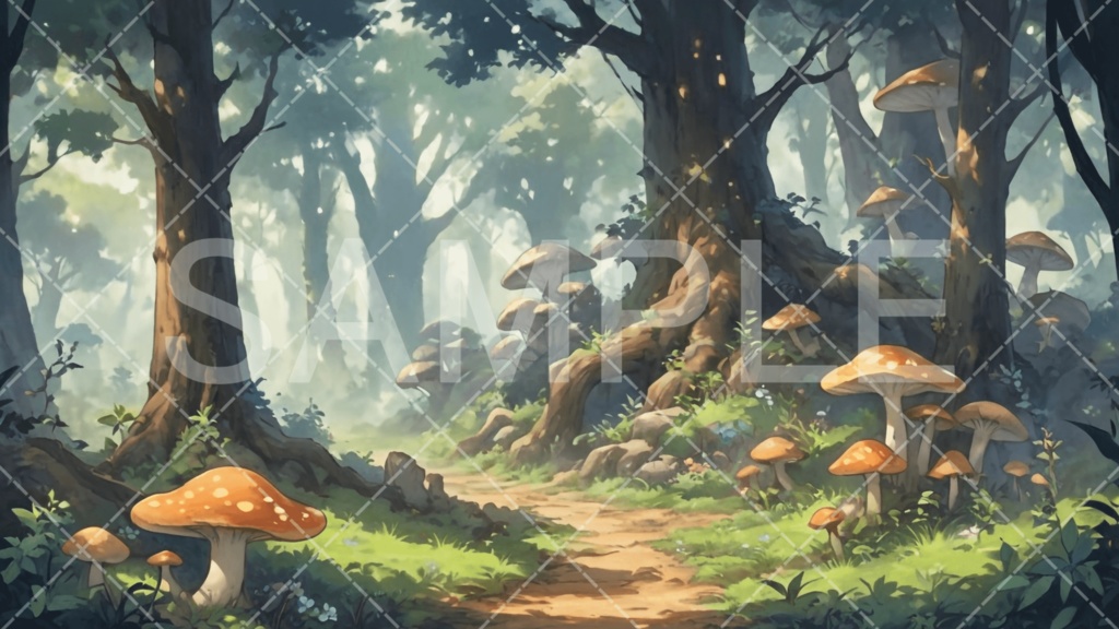 【背景素材】森3種［170］