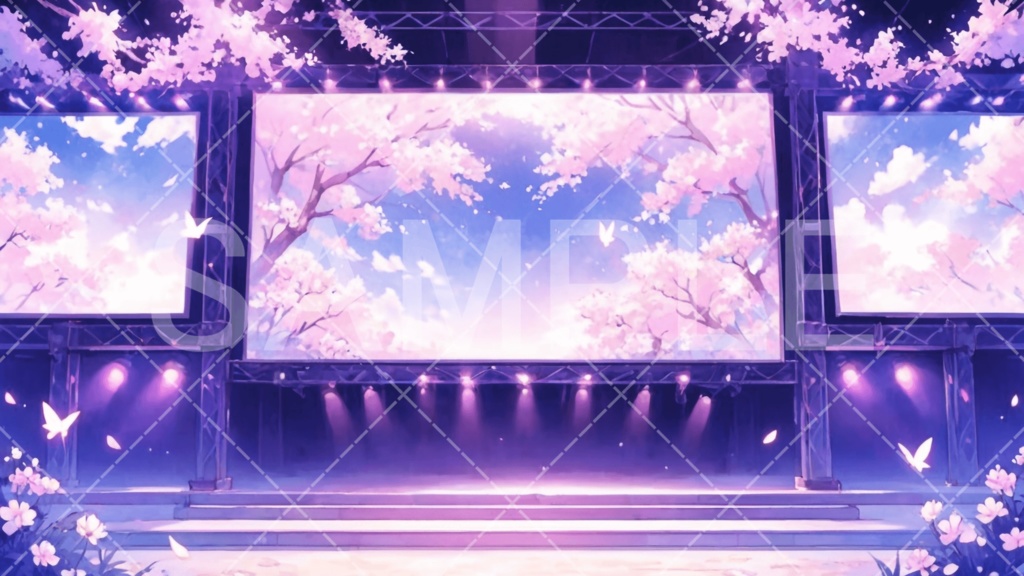 【背景素材】スタジオ・ライブハウス3種［118］