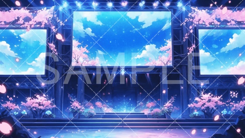 【背景素材】スタジオ・ライブハウス3種［119］