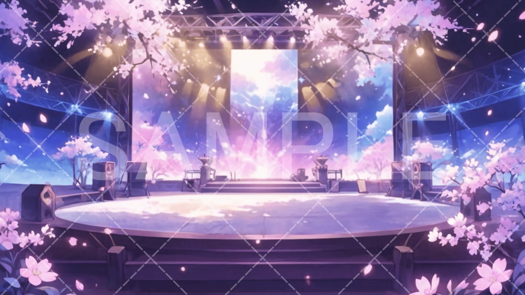 【背景素材】スタジオ・ライブハウス3種［120］