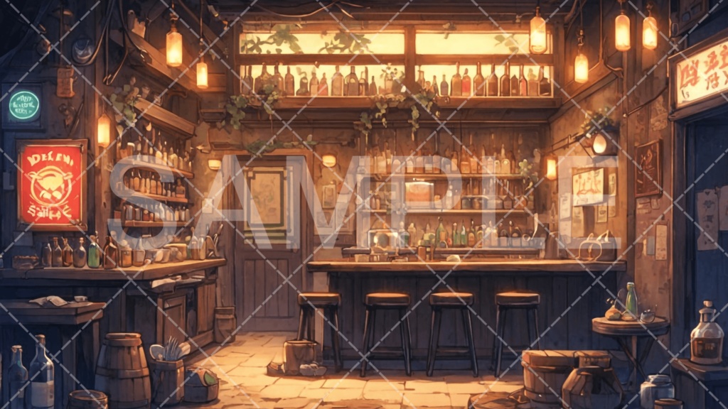 【背景素材】店3種［265］