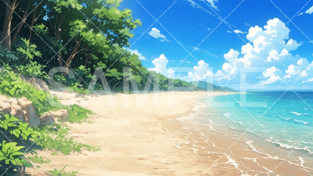 【背景素材】海・海辺3種［092］