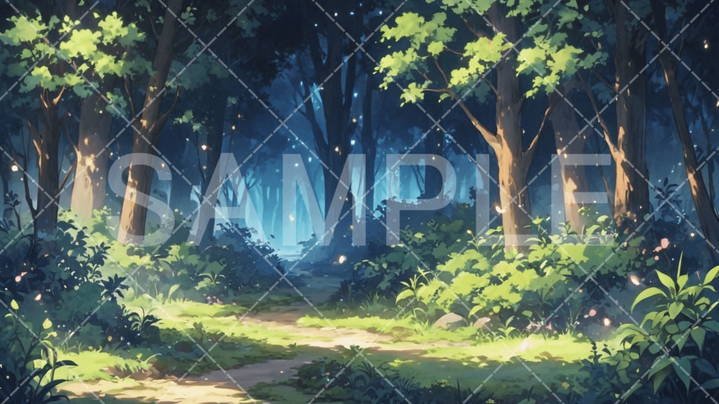 【背景素材】森3種［176］