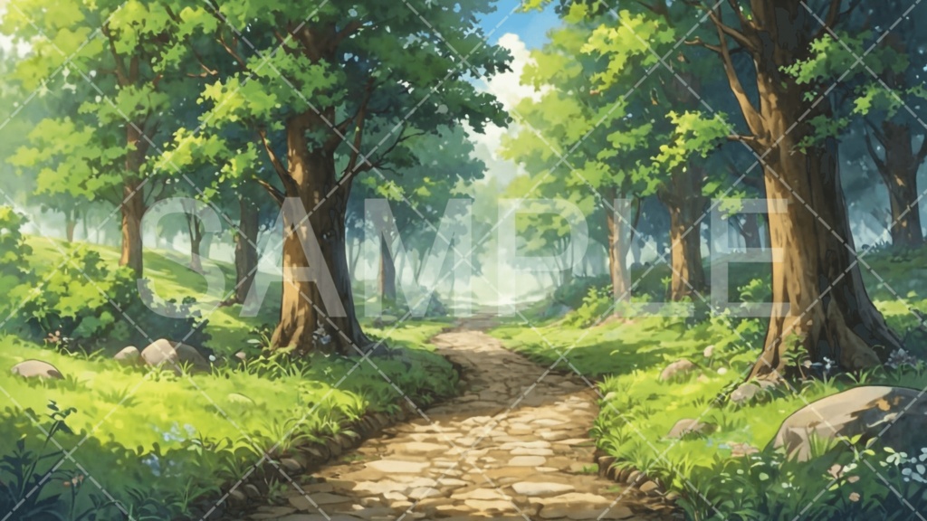 【背景素材】森3種［177］