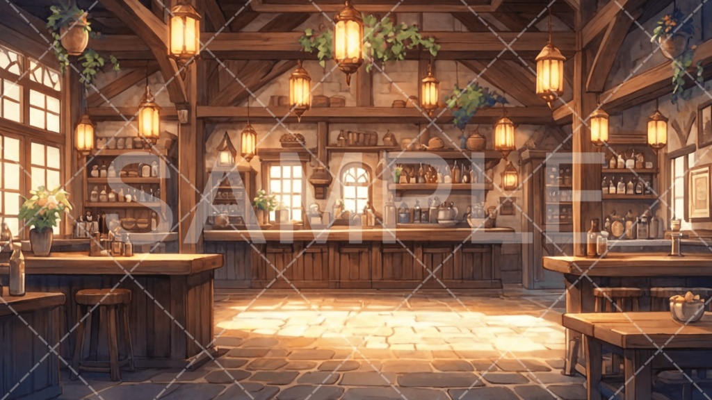 【背景素材】店3種［280］