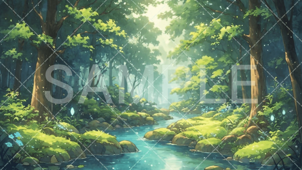 【背景素材】湖・水辺3種［167］