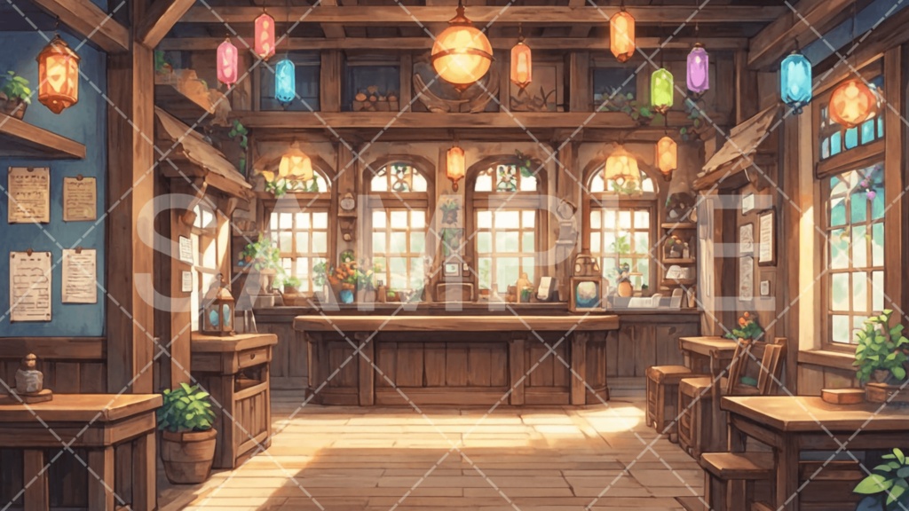 【背景素材】店3種［281］