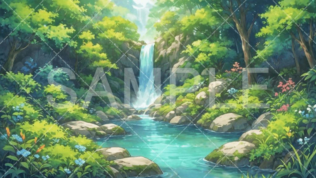 【背景素材】湖・水辺3種［172］