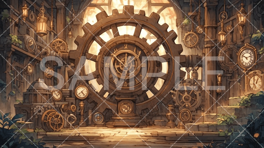 【背景素材】スチームパンク3種［055］