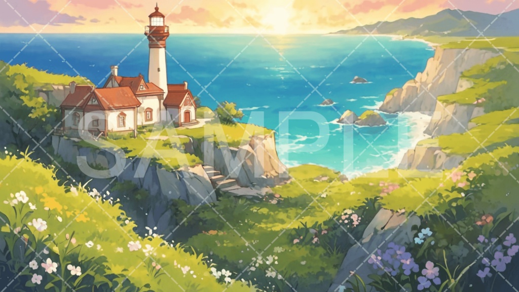 【背景素材】海・海辺3種［097］