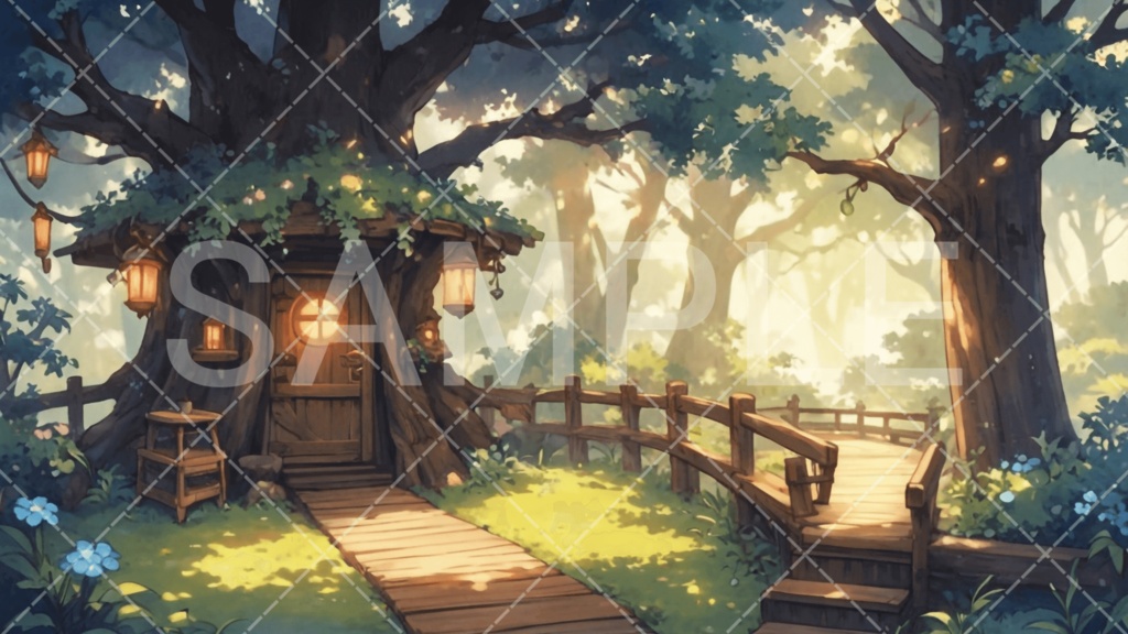 【背景素材】森3種［185］