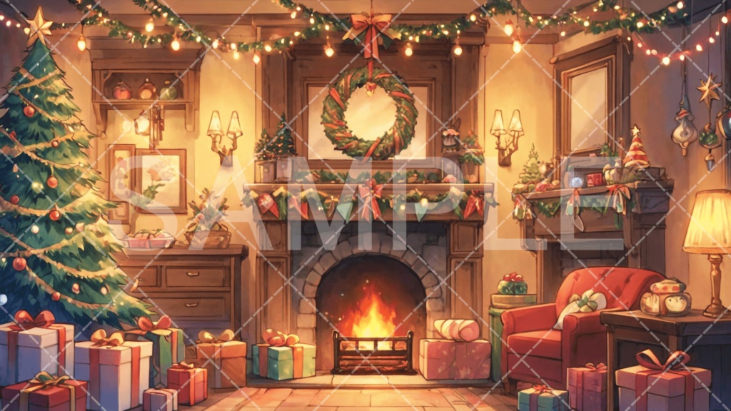 【背景素材】クリスマス3種［122］
