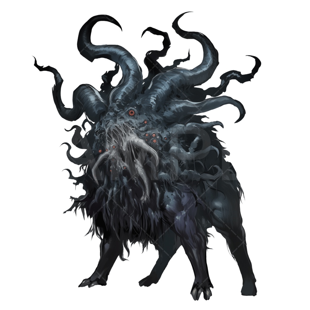 【画像素材】クトゥルフ神話（神話生物：黒い子山羊）［112］