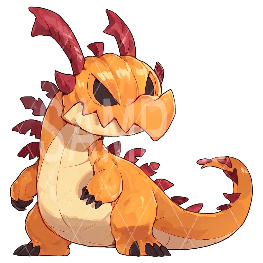 【画像素材】かわいいモンスター素材［062］