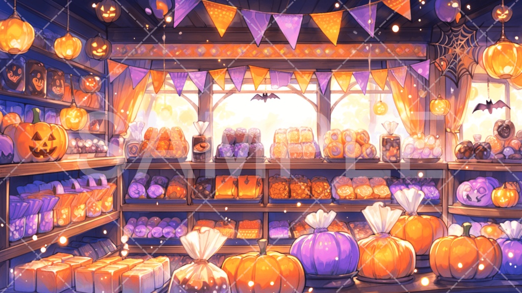 【背景素材】ハロウィン3種［100］