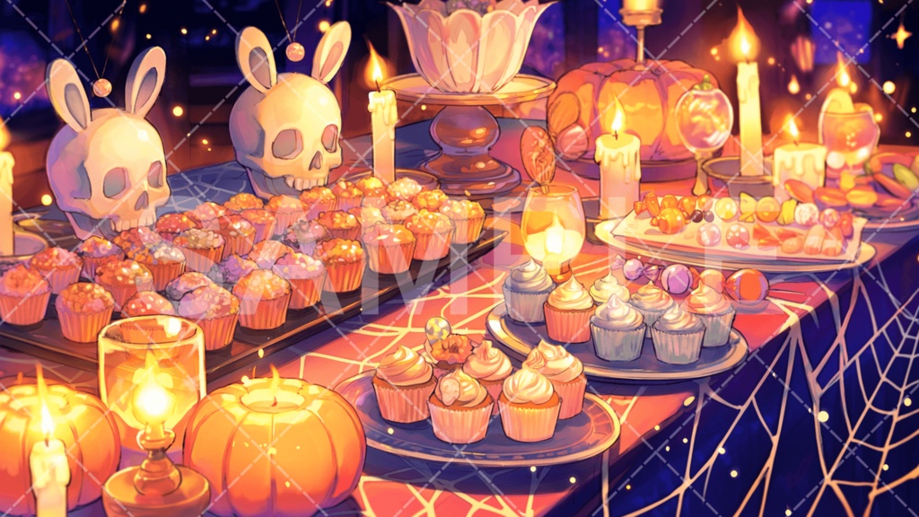【背景素材】ハロウィン3種［101］