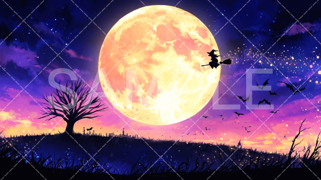 【背景素材】ハロウィン3種［105］
