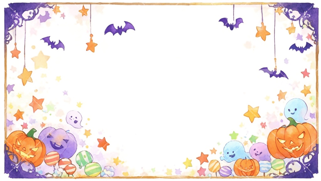 【背景素材】ハロウィン3種［107］