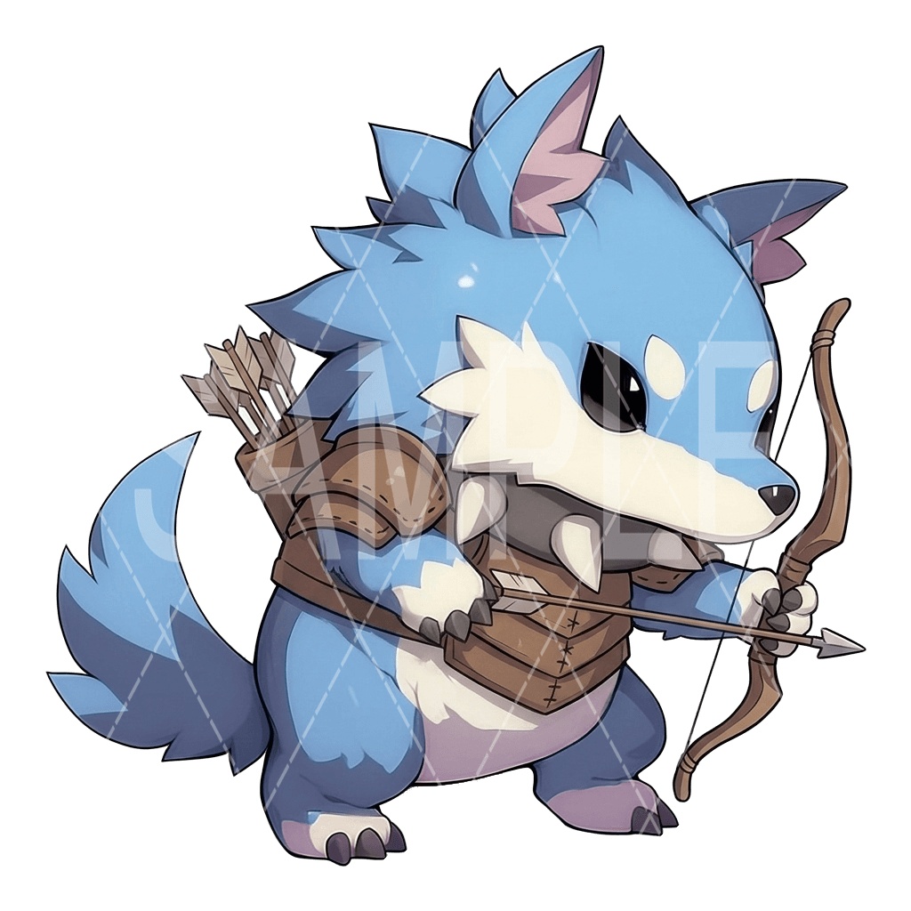 【画像素材】かわいいモンスター素材［087］