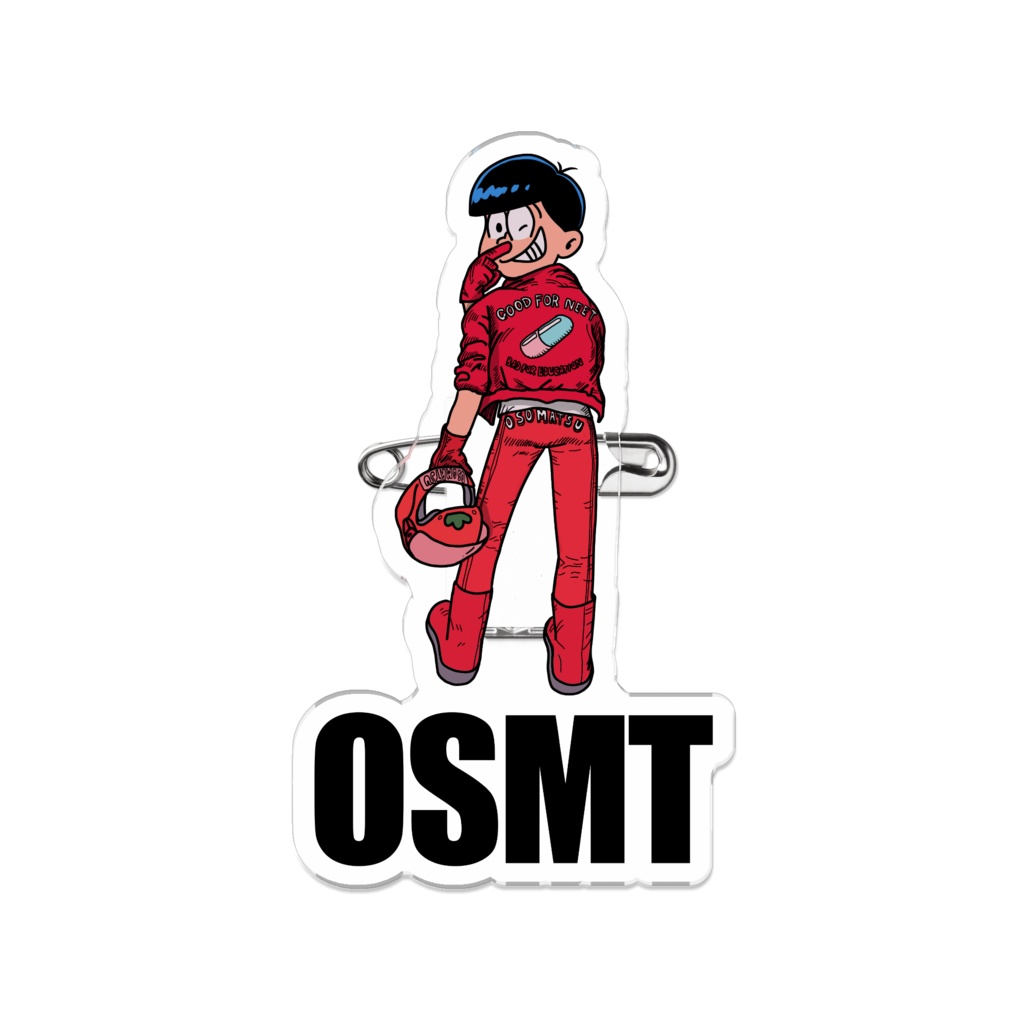 OSOMAKIRA アクリルバッジ