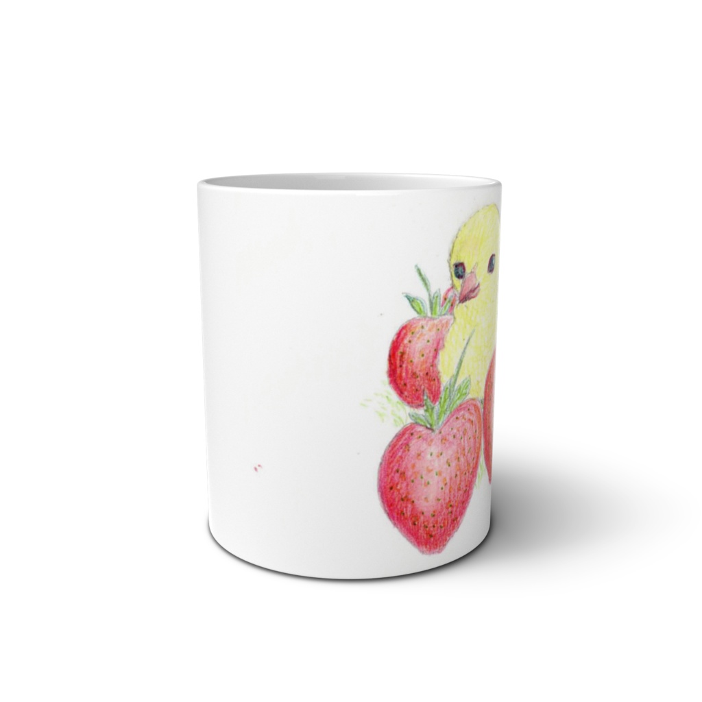 ヒヨコといちご