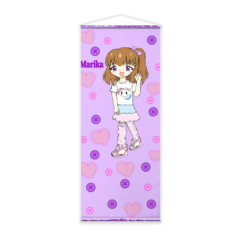 まりかちゃん等身大タペストリー
