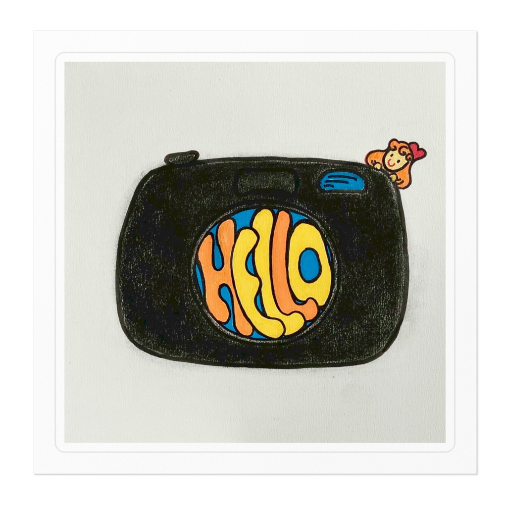 カメラからHELLO!