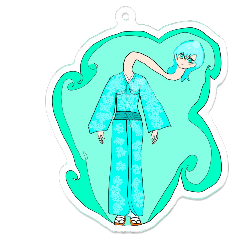 ろくろ首 アクリルキーホルダー