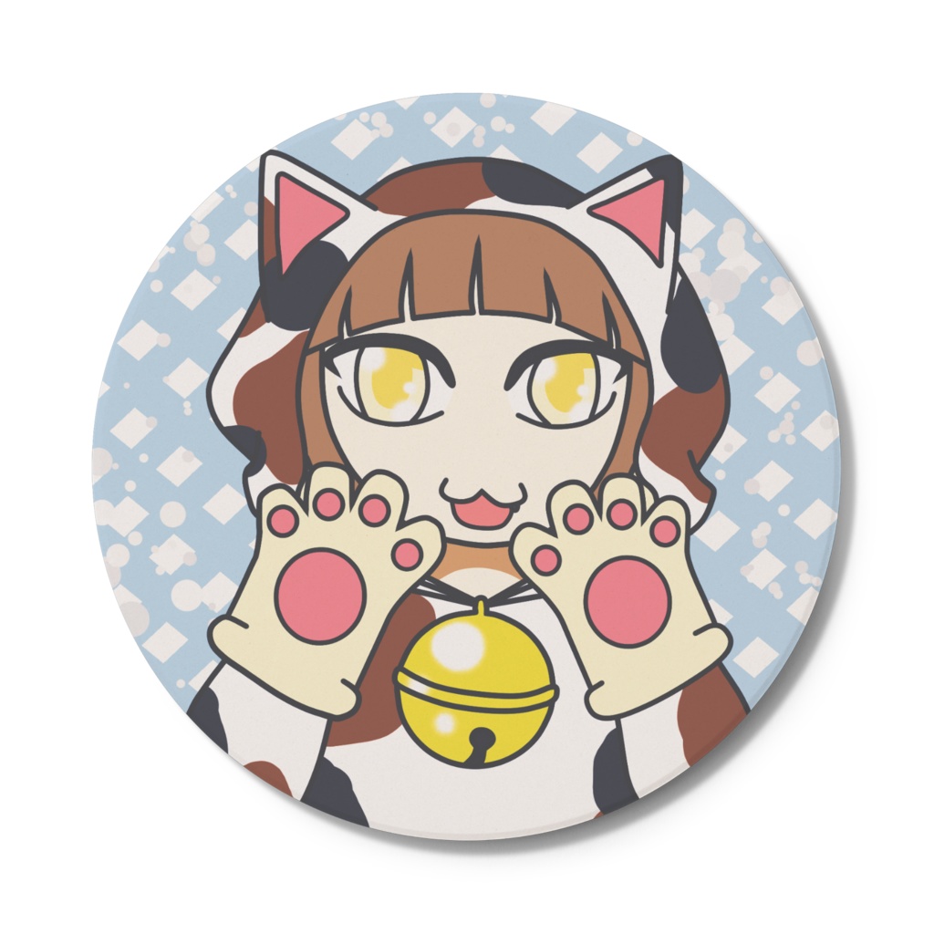 ねここ、三毛のすがた