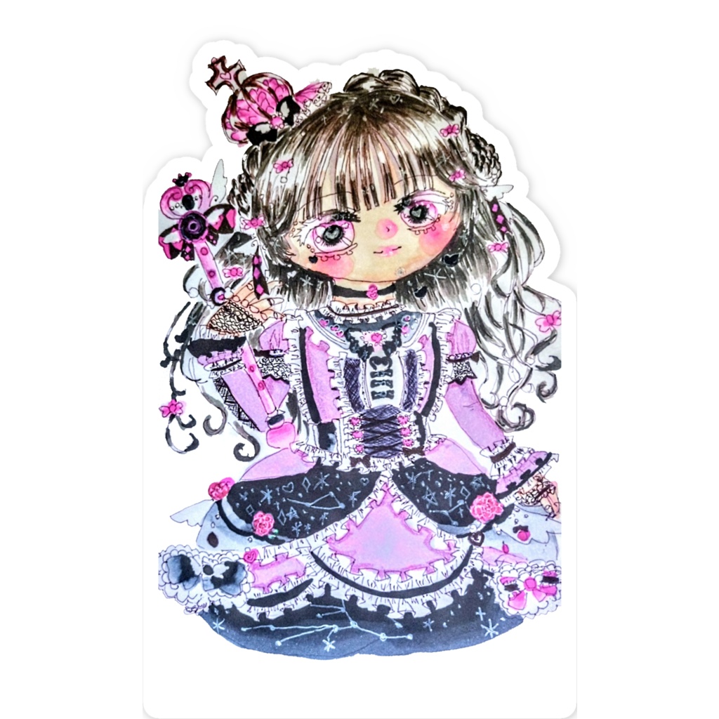 メルティローズステッカー