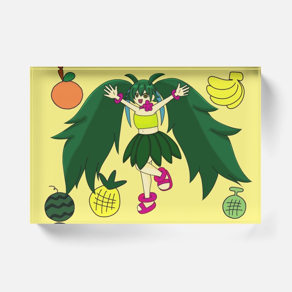 サラボーシちゃんとフルーツ