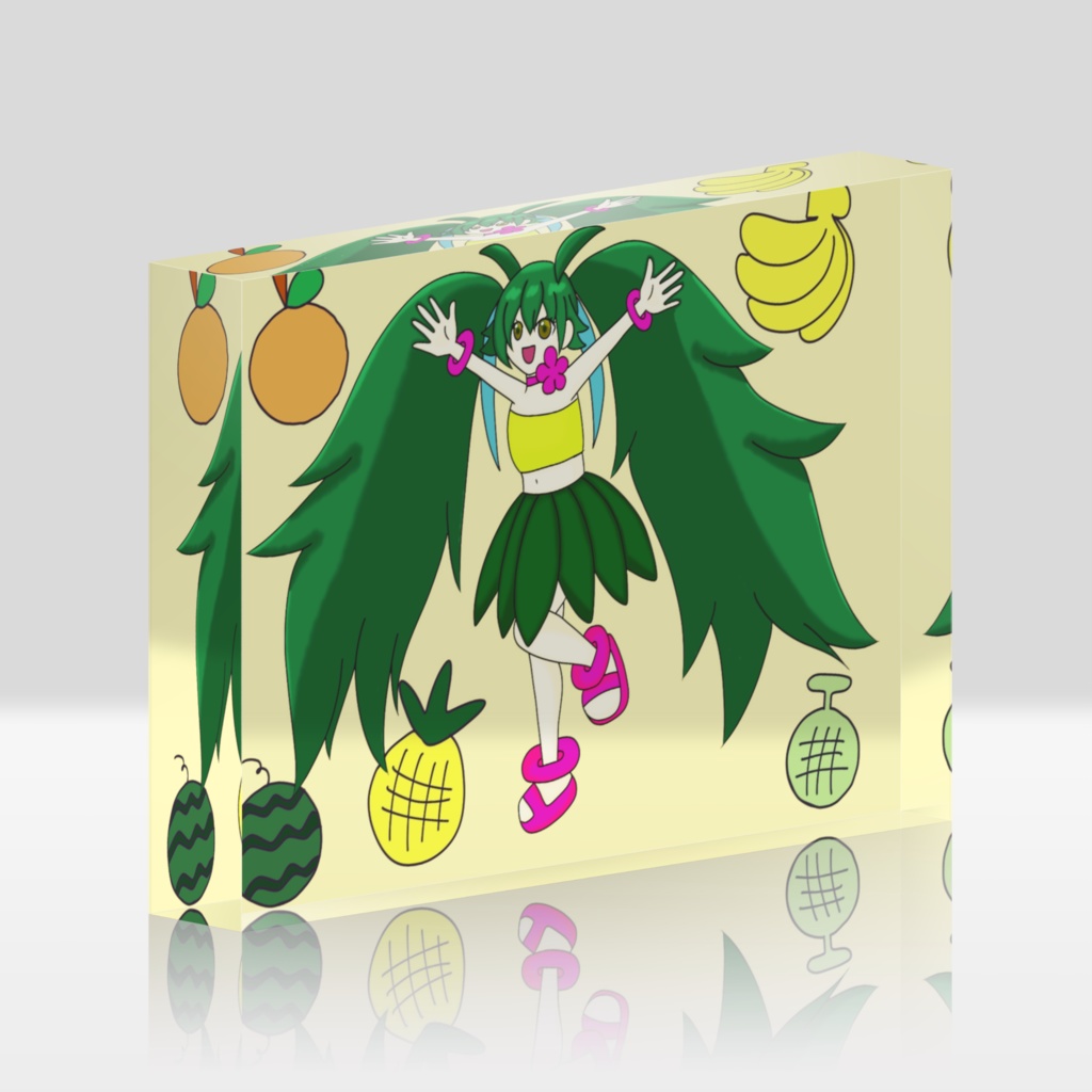 サラボーシちゃんとフルーツ