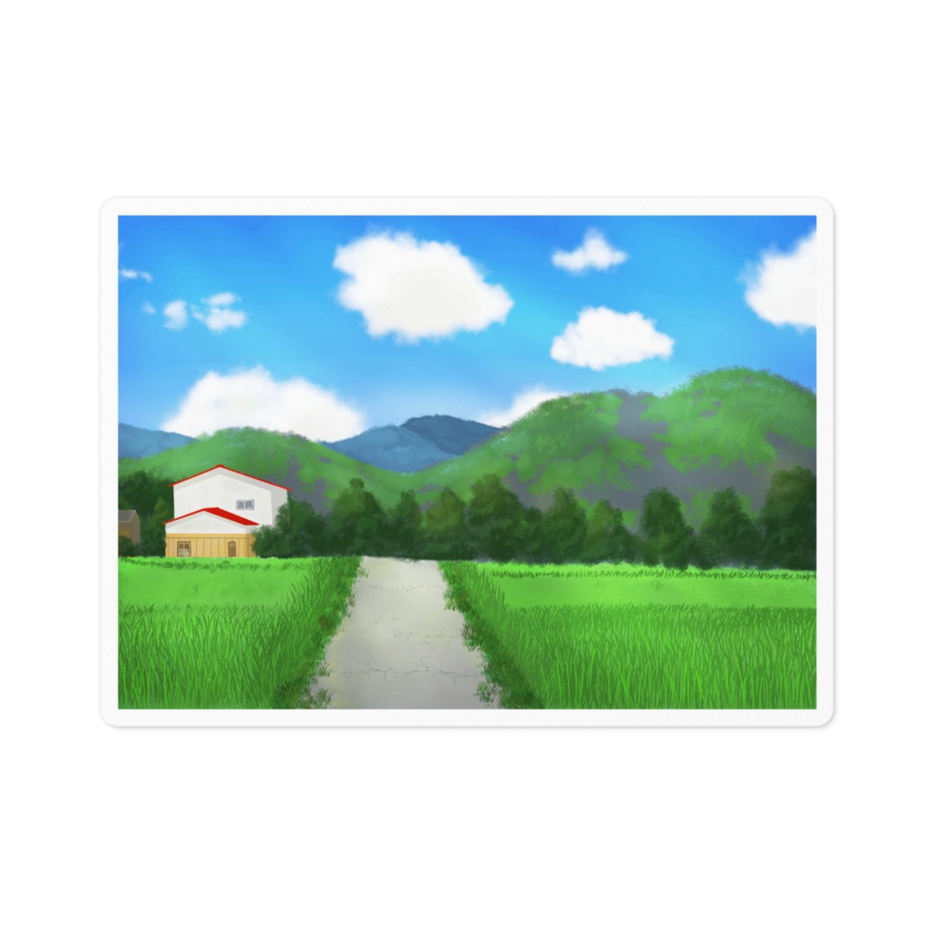 夏の田園風景