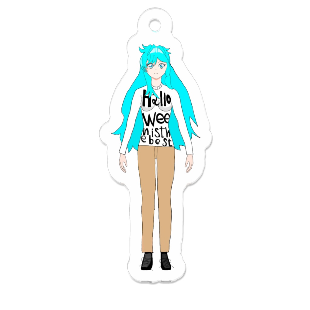 【ハロウィングッズSBC】ハロウィンの文字書いてる服着ている女の子