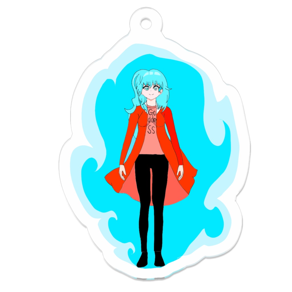 アメリカの服きた女の子