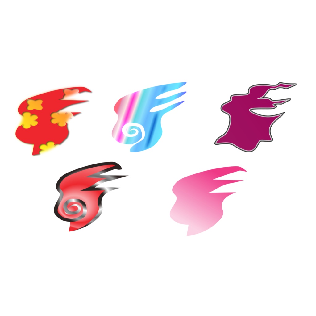 羽「5パターン一覧」