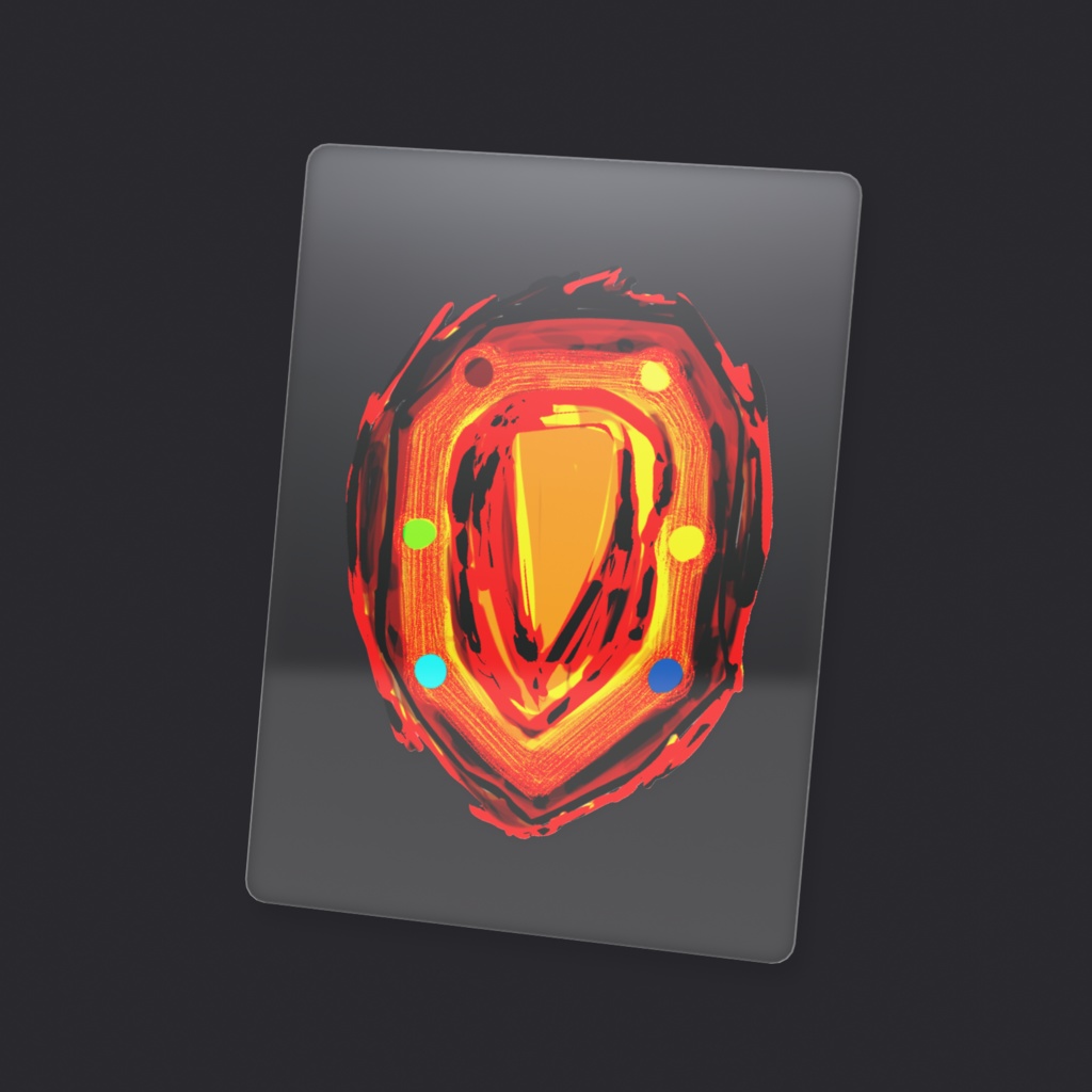 炎の〇章せんべい