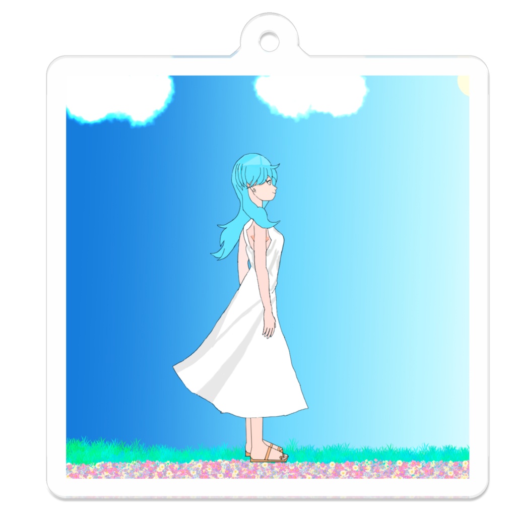 ワンピース来た女の子