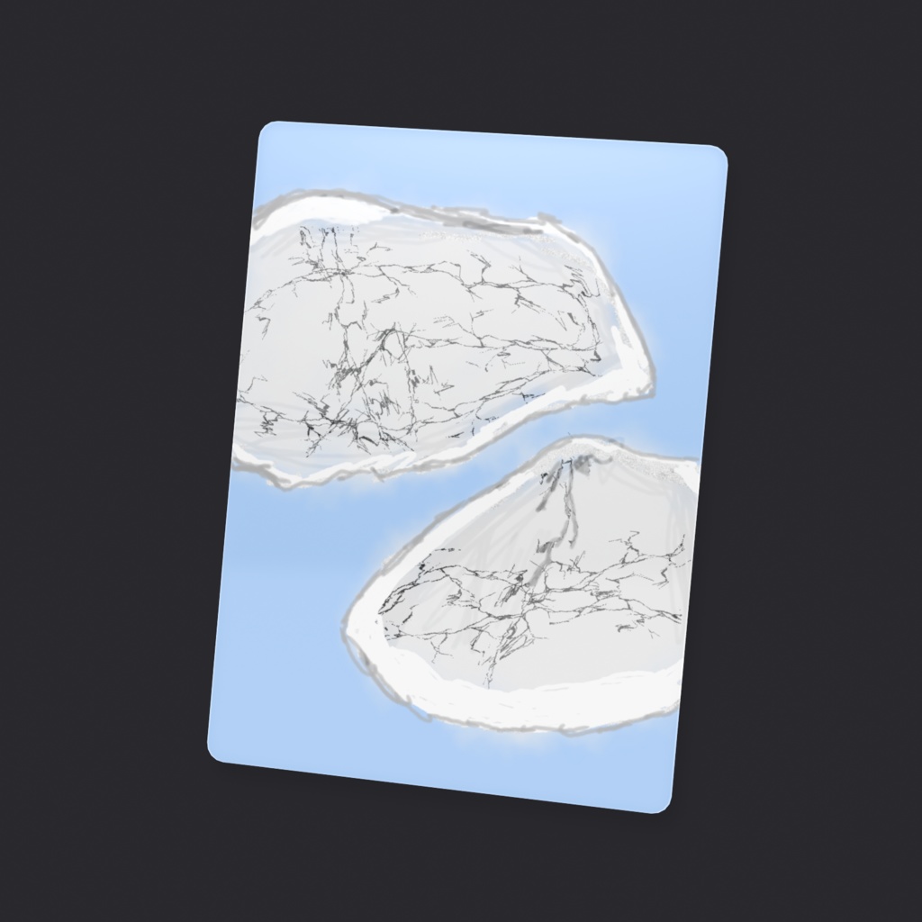 餃子と饅頭みたいな雲